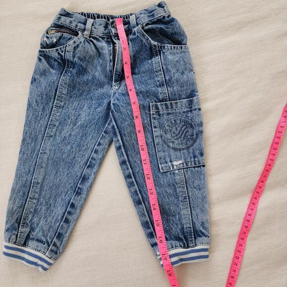 Vintage Gitano Acid Wash Jogger Jeans 2t - Picture 8 of 10